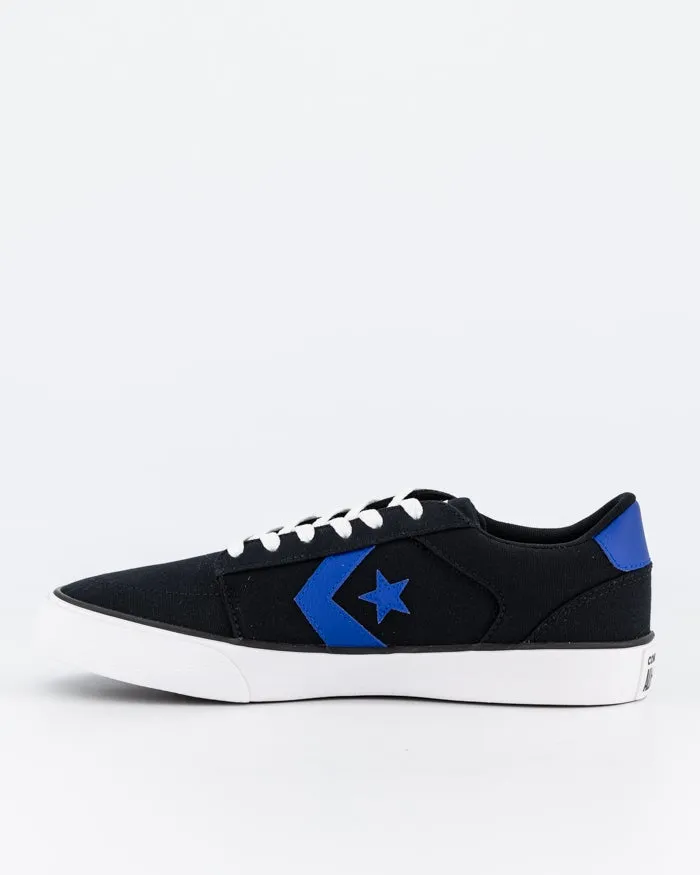 CONVERSE UNISEX BELMONT BASSE NOIR/BLANC/BLEU CHAUSSURE DE SPORT