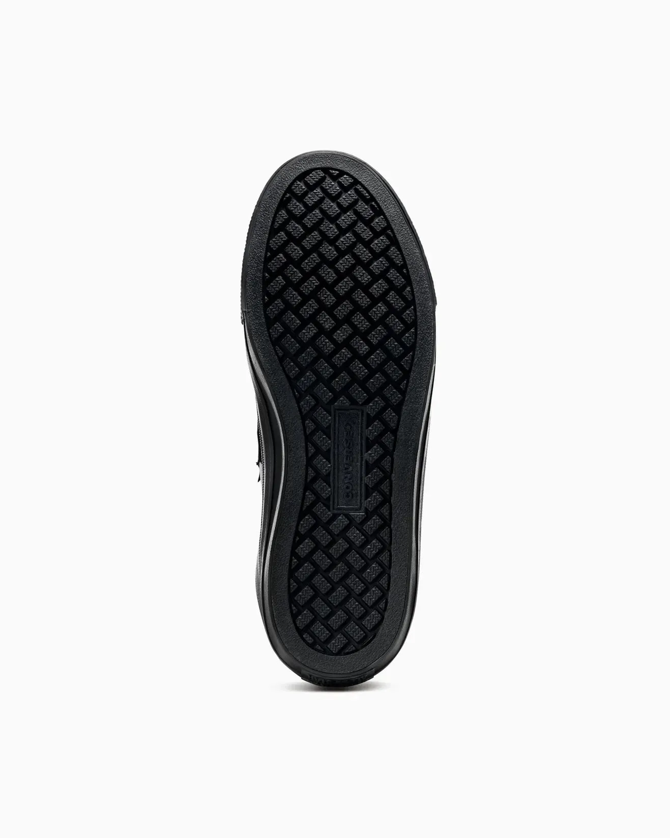 CONVERSE UNISEX CONVERSE SPORT DÉCONTRACTÉ FAUX CUIR BASSE NOIR MONO NOIR CHAUSSURES