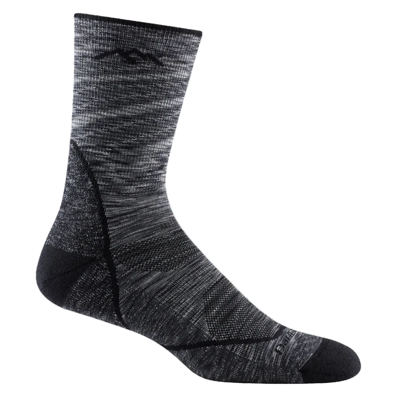 Chaussettes Darn Tough Homme Light Hiker Micro Crew Randonnée Légère avec Coussins Gris Spatial