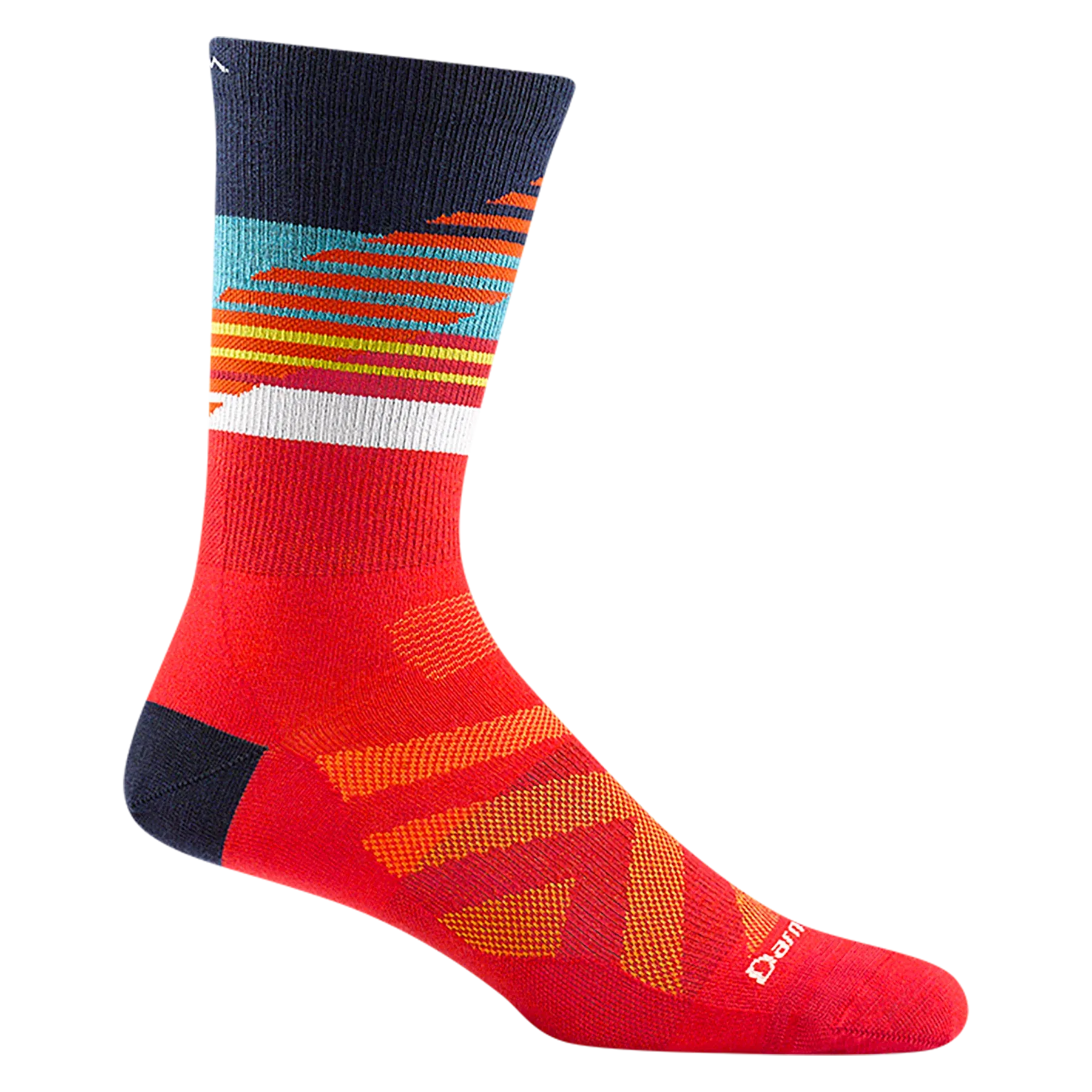 Chaussettes Darn Tough Hommes Lillehammer Nordic Boot Léger Rouge
