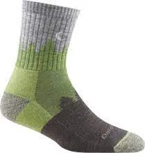 Chaussettes Darn Tough Treeline Micro Crew MDW rembourrées couleur saule