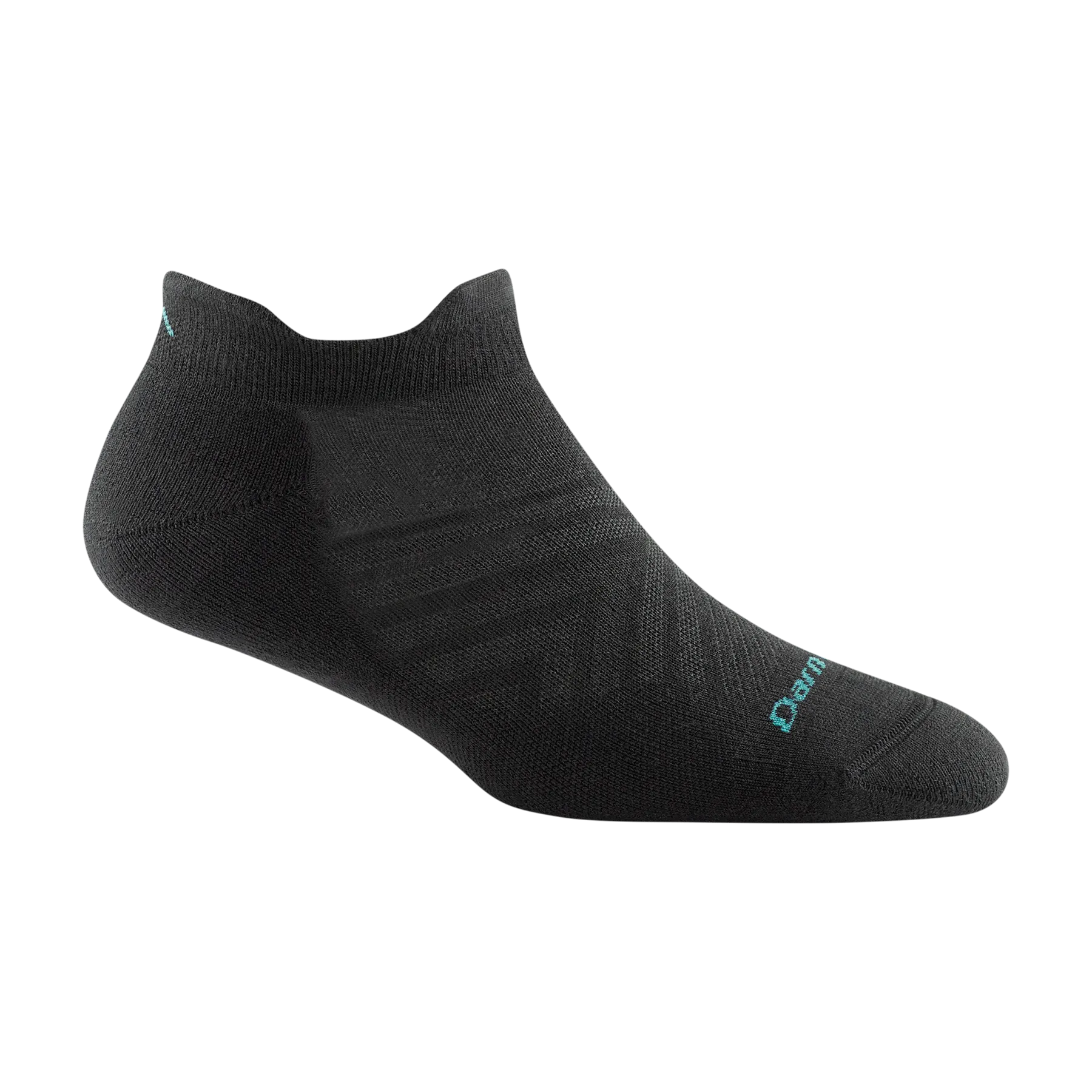 Chaussettes de course Darn Tough Women's Coolmax® No Show Tab ultra-légères Noir (1052)