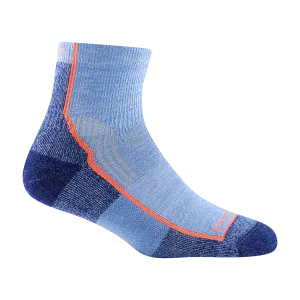 Darn Tough Socks Women's Hiker 1/4 Sock Midweight Cushion Denim