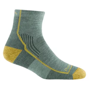 Darn Tough Socks Women's Hiker 1/4 Sock Midweight Cushion Sage