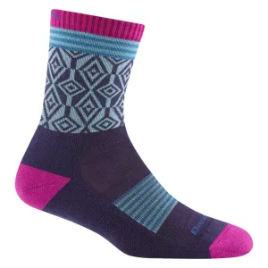Darn Tough Socks Women's Sobo Micro Crew Lightweight w/ Cushion Blackberry
