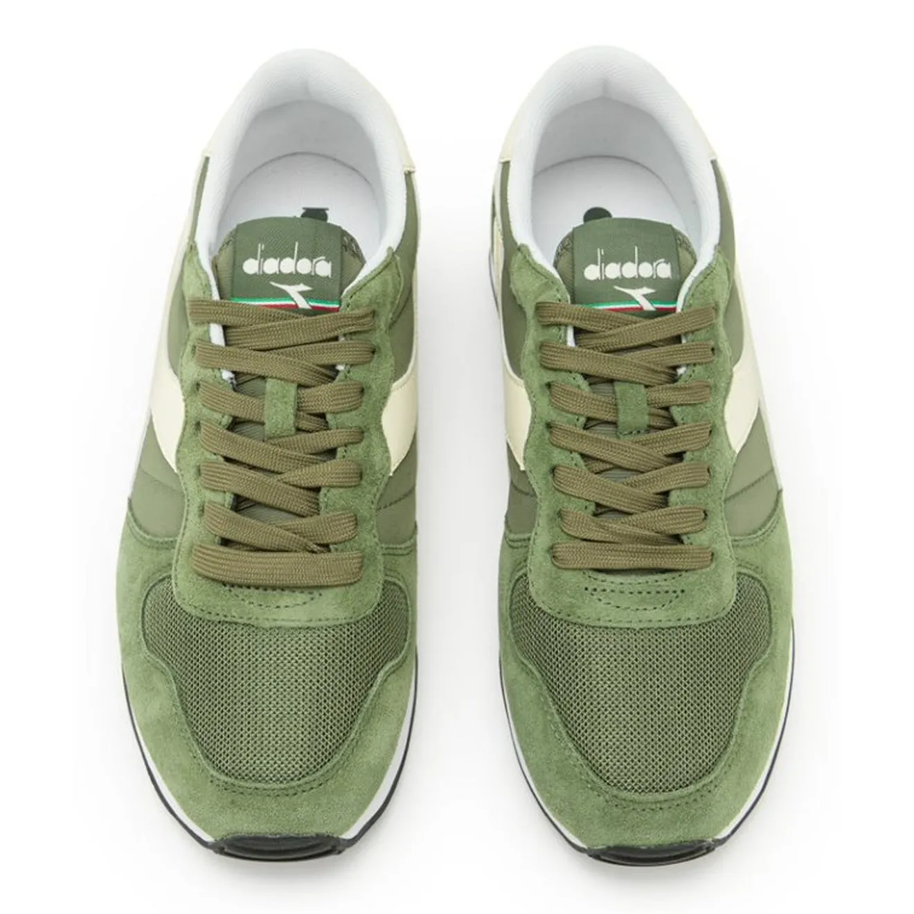 Diadora Camaro Chaussures de Sport Olivine / Blanc Murmure