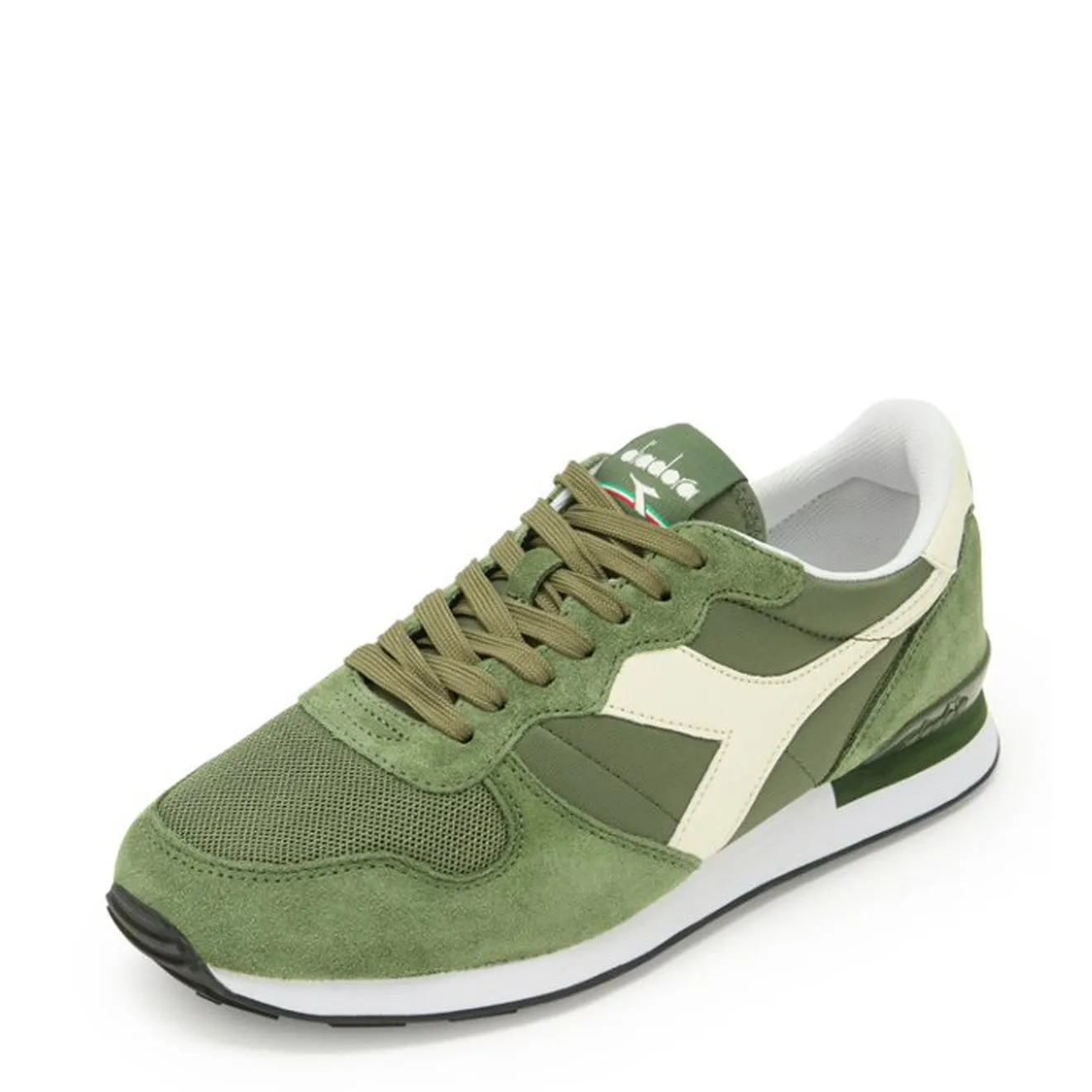 Diadora Camaro Chaussures de Sport Olivine / Blanc Murmure