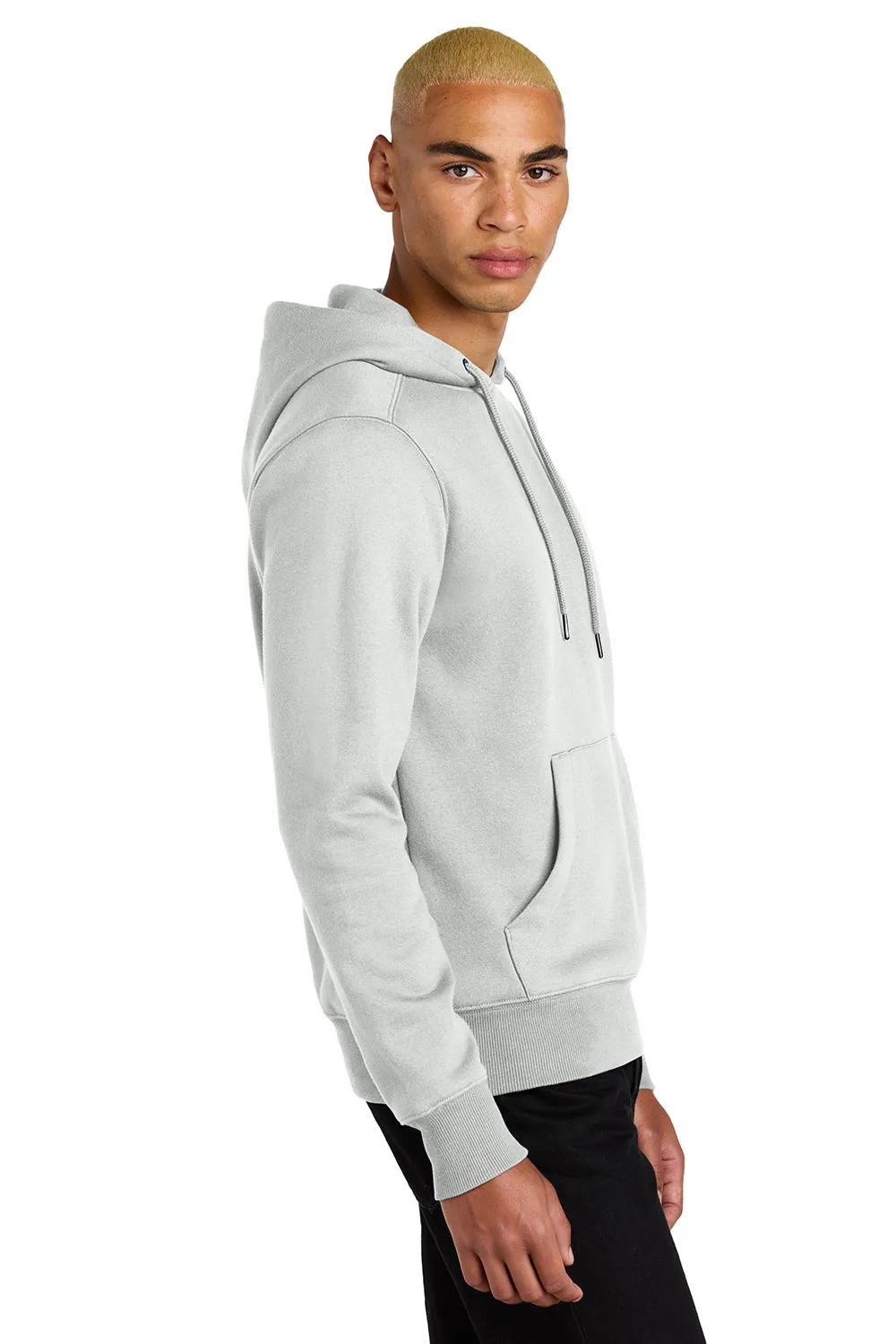 Pull à capuche en polaire parfait pour le poids des hommes du District avec poche kangourou - Gris cendré