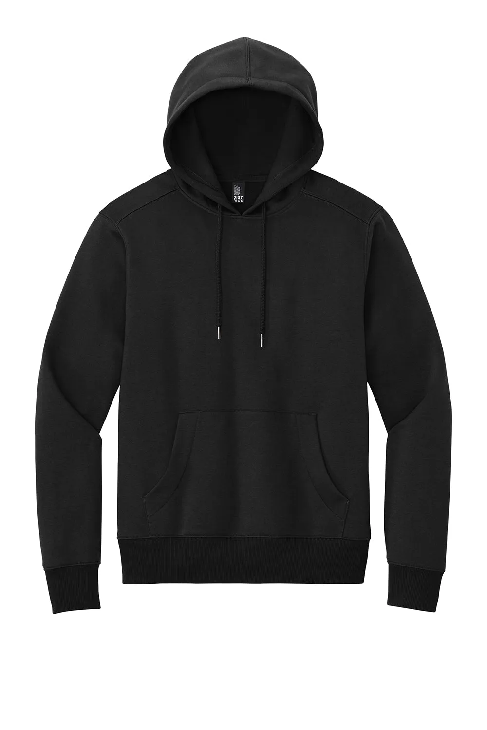 Pull à capuche en polaire parfait pour homme District avec poche kangourou - Noir intense