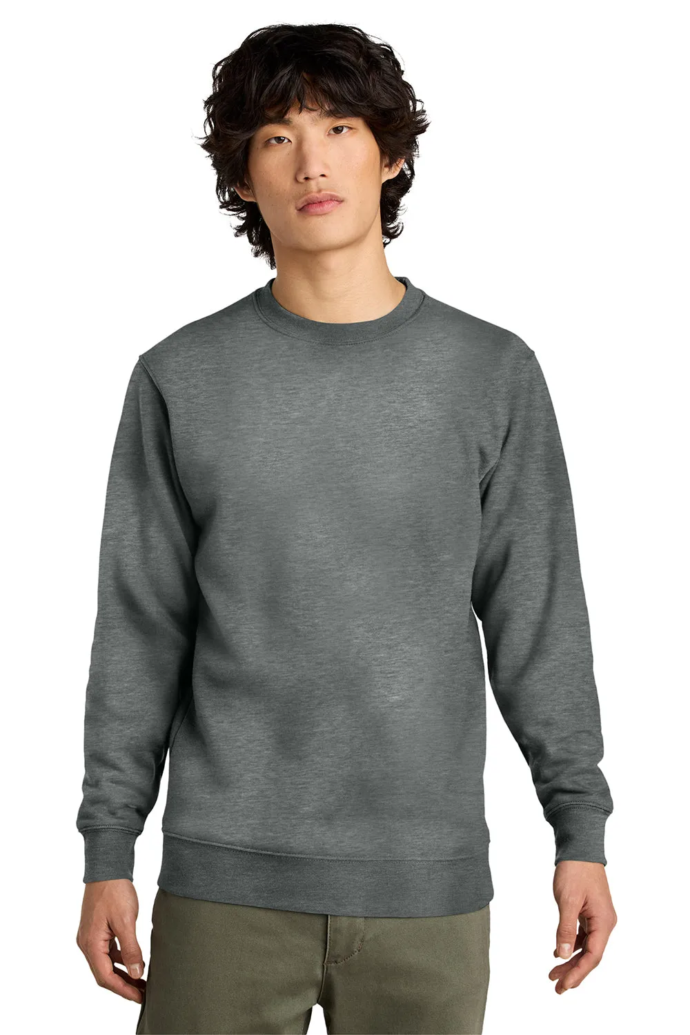 Pull à capuche en polaire très important pour hommes District - Gris givré