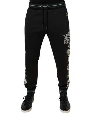 Dolce & Gabbana Floral King Men Jogger SweatMen's Men's Pants
