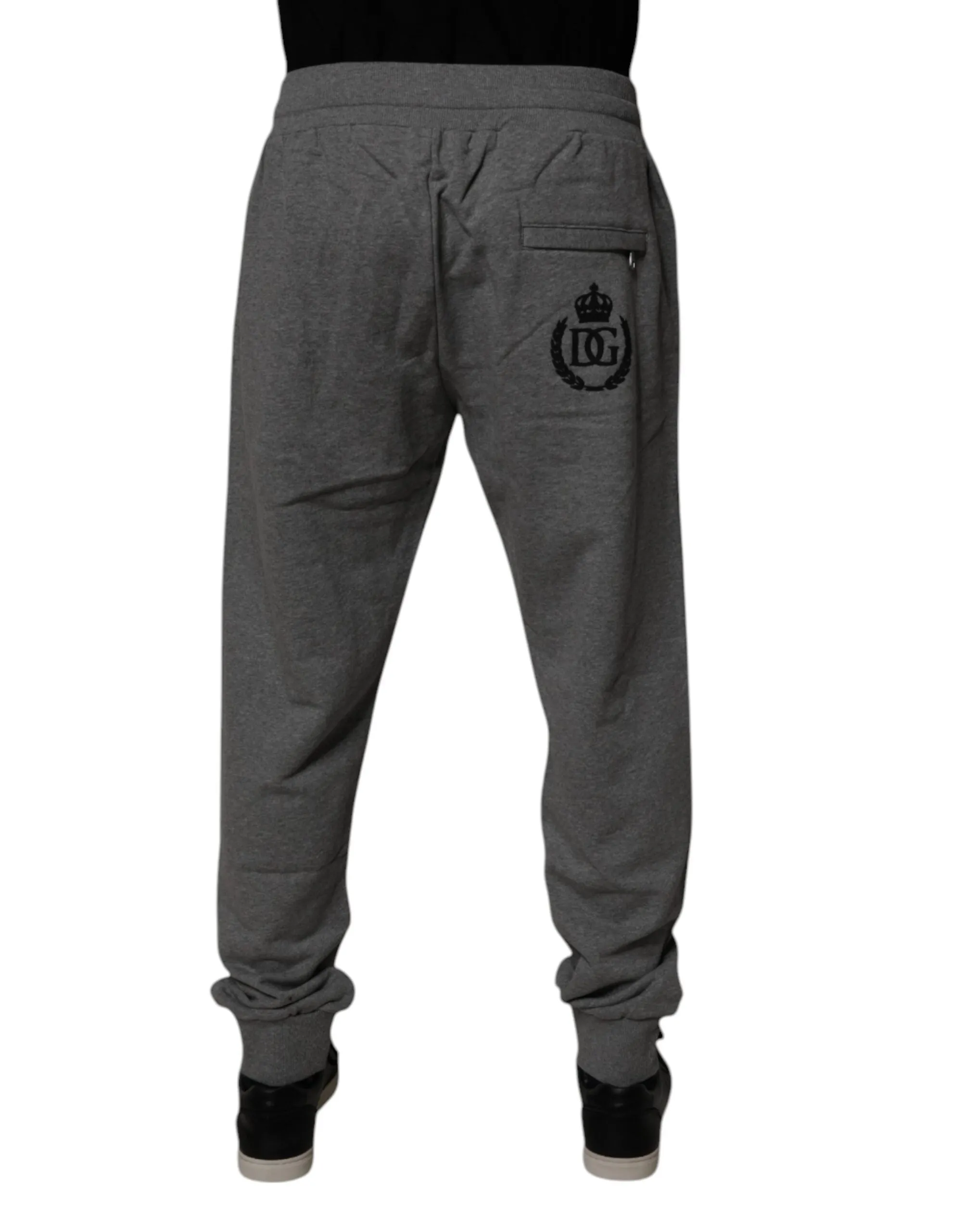 Pantalon de jogging en coton avec logo Dolce & Gabbana pour homme