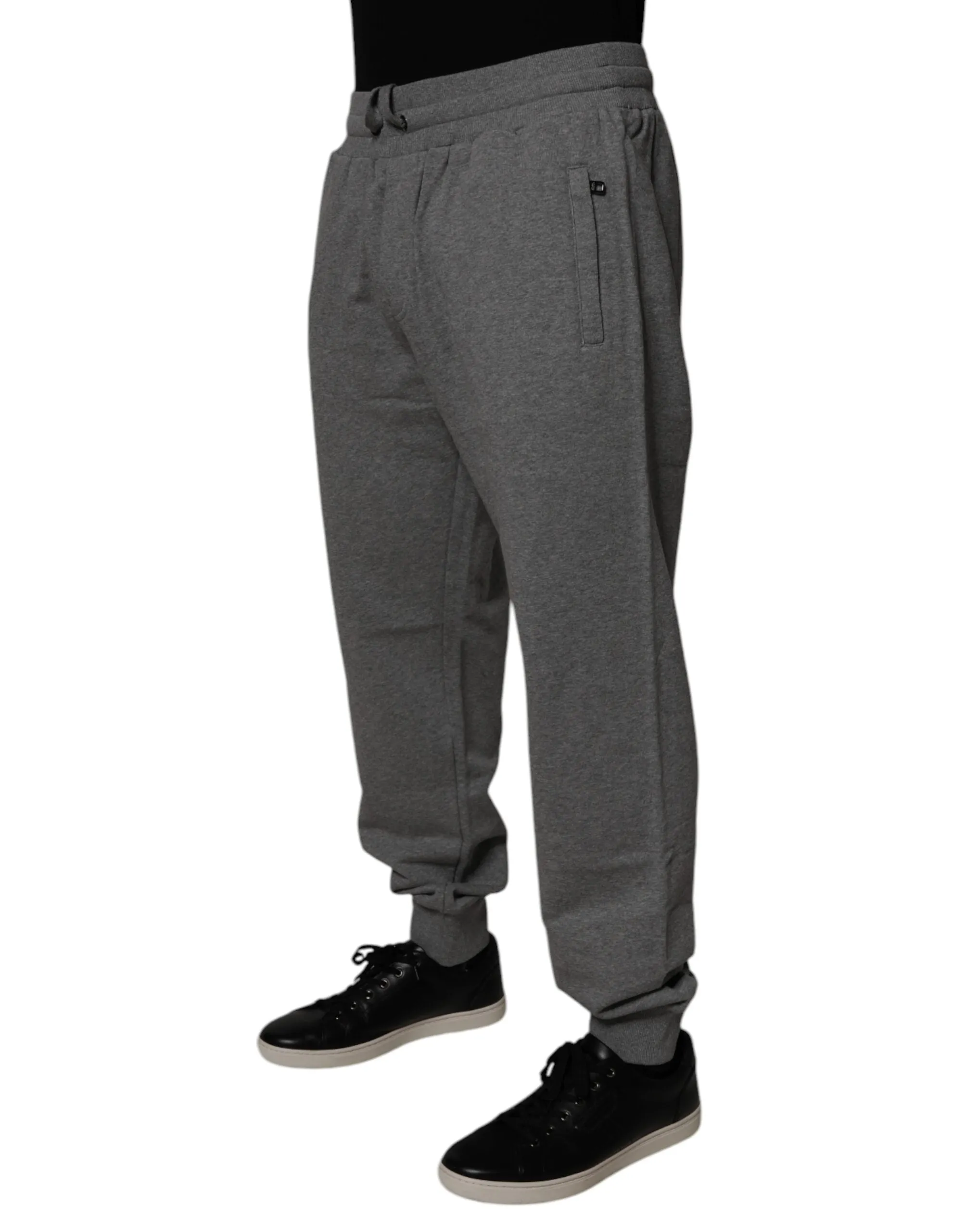 Pantalon de jogging en coton avec logo Dolce & Gabbana pour homme