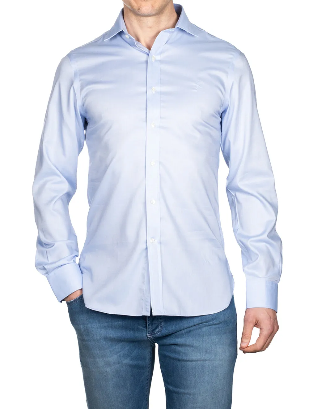 Chemise habillée bleue