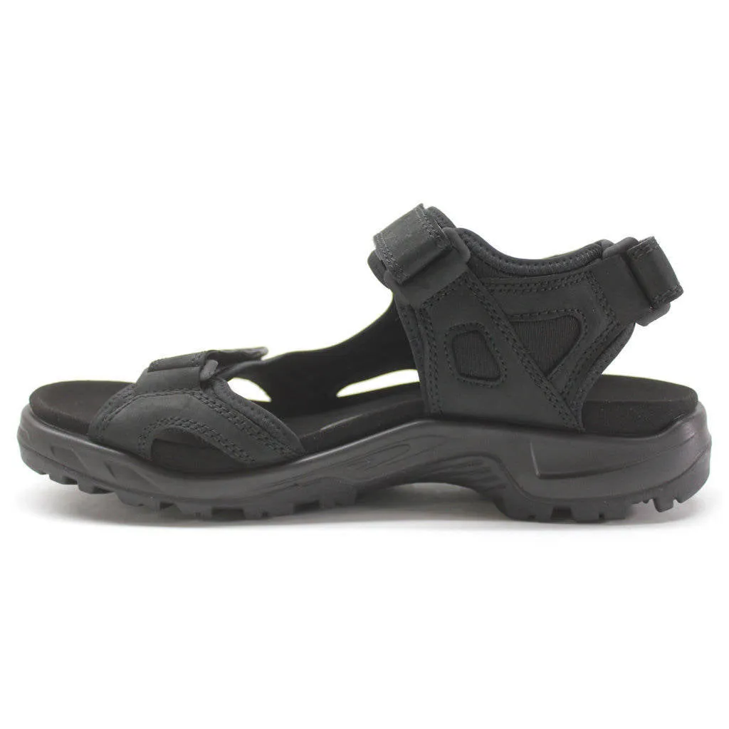 Ecco Offroad Sandales décontractées pour hommes en cuir nubuck chaussures Ecco