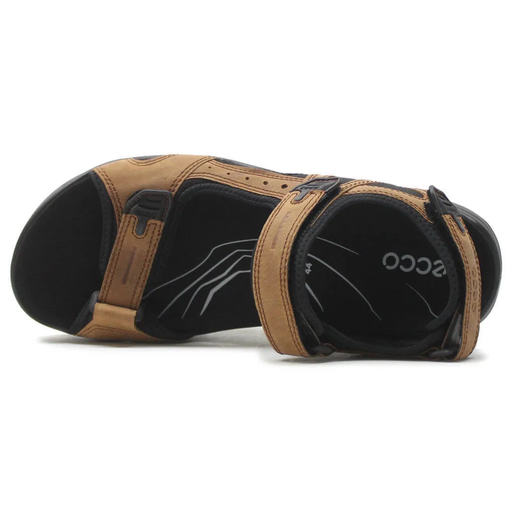 Ecco Offroad Sandales décontractées pour hommes en cuir nubuck chaussures Ecco