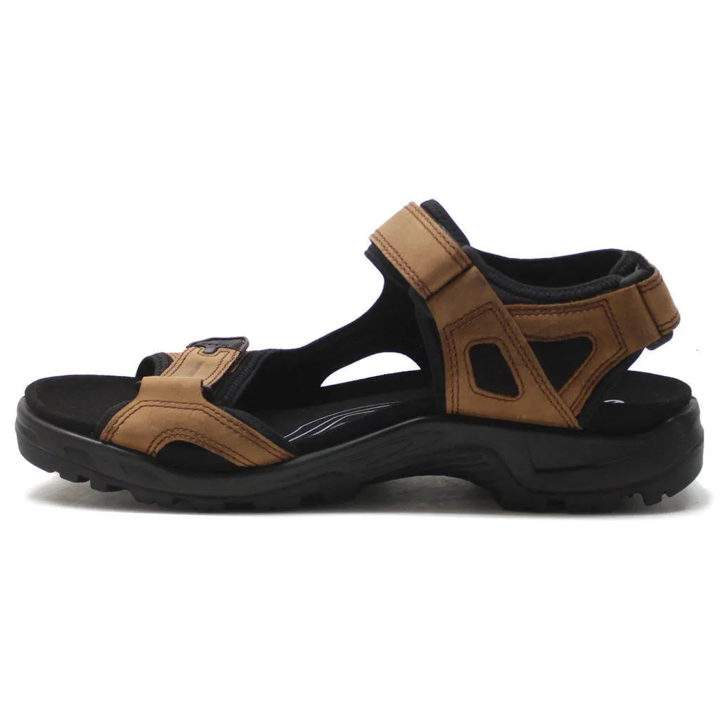 Ecco Offroad Sandales décontractées pour hommes en cuir nubuck chaussures Ecco