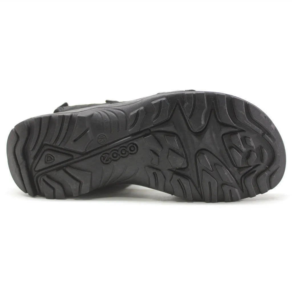 Ecco Offroad Sandales décontractées pour hommes en cuir nubuck chaussures Ecco