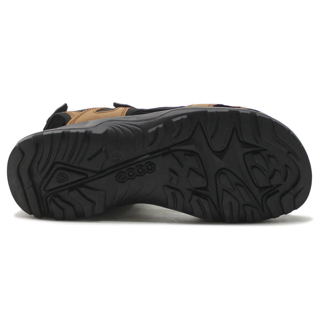 Ecco Offroad Sandales décontractées pour hommes en cuir nubuck chaussures Ecco