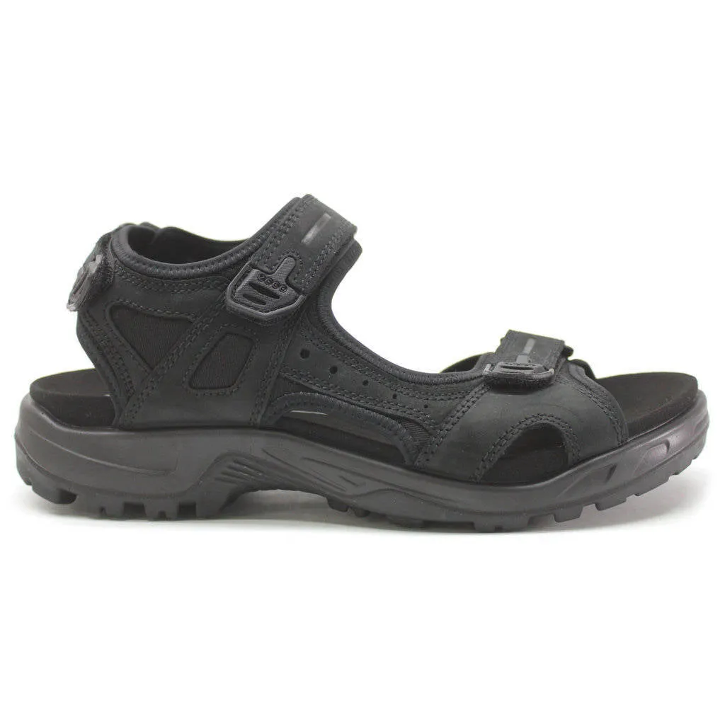 Ecco Offroad Sandales décontractées pour hommes en cuir nubuck chaussures Ecco