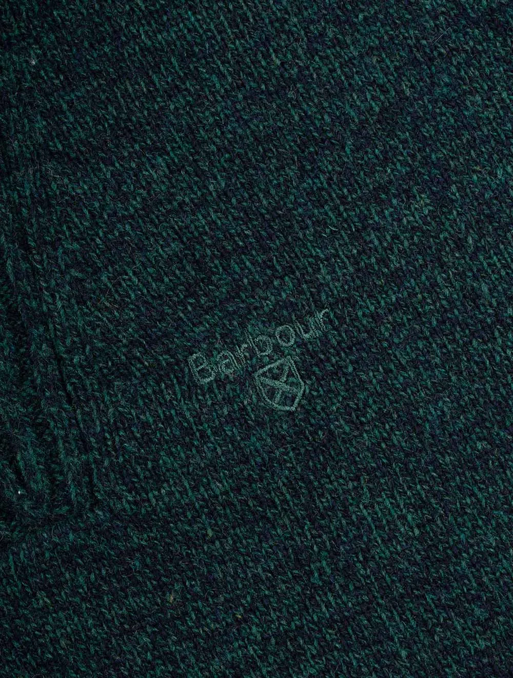 Pull en laine mérinos mi-zippé mélange algues
