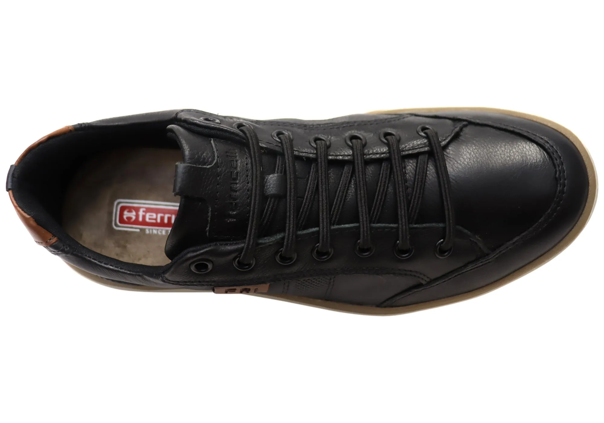 Ferricelli Richard Chaussures Décontractées Brésiliennes en Cuir Souple à Enfiler pour Homme Ferricelli