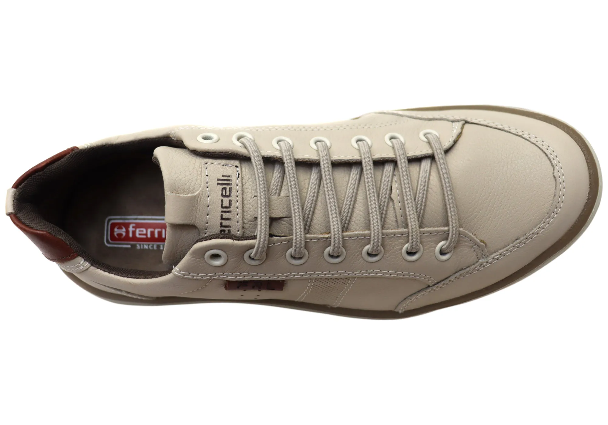 Ferricelli Richard Chaussures Décontractées Brésiliennes en Cuir Souple à Enfiler pour Homme Ferricelli
