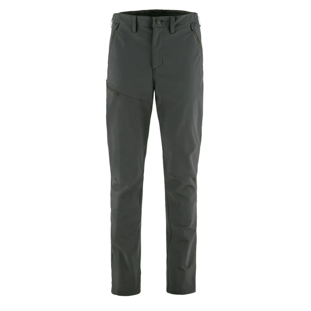 Fjallraven Pantalon de randonnée Abisko Stretch à jambe courte Gris foncé Vêtements Fjallraven
