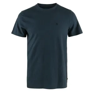Fjallraven Hemp Blend T-Shirt Dark Navy Clothing Fjallraven