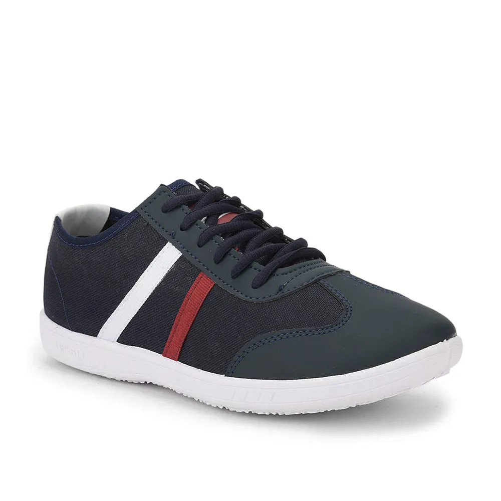 Chaussures décontractées à laçage Force 10 bleu marine pour hommes DYLAN-1E par Liberty