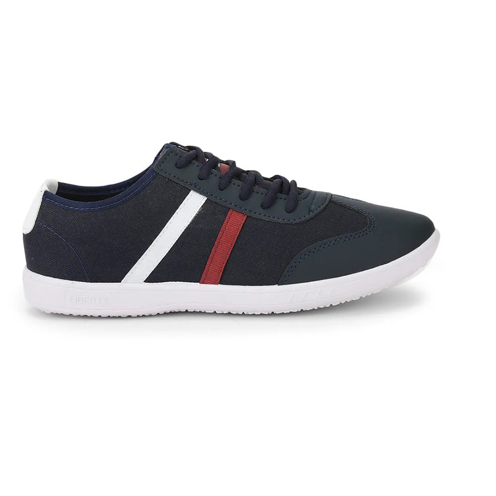 Chaussures décontractées à laçage Force 10 bleu marine pour hommes DYLAN-1E par Liberty