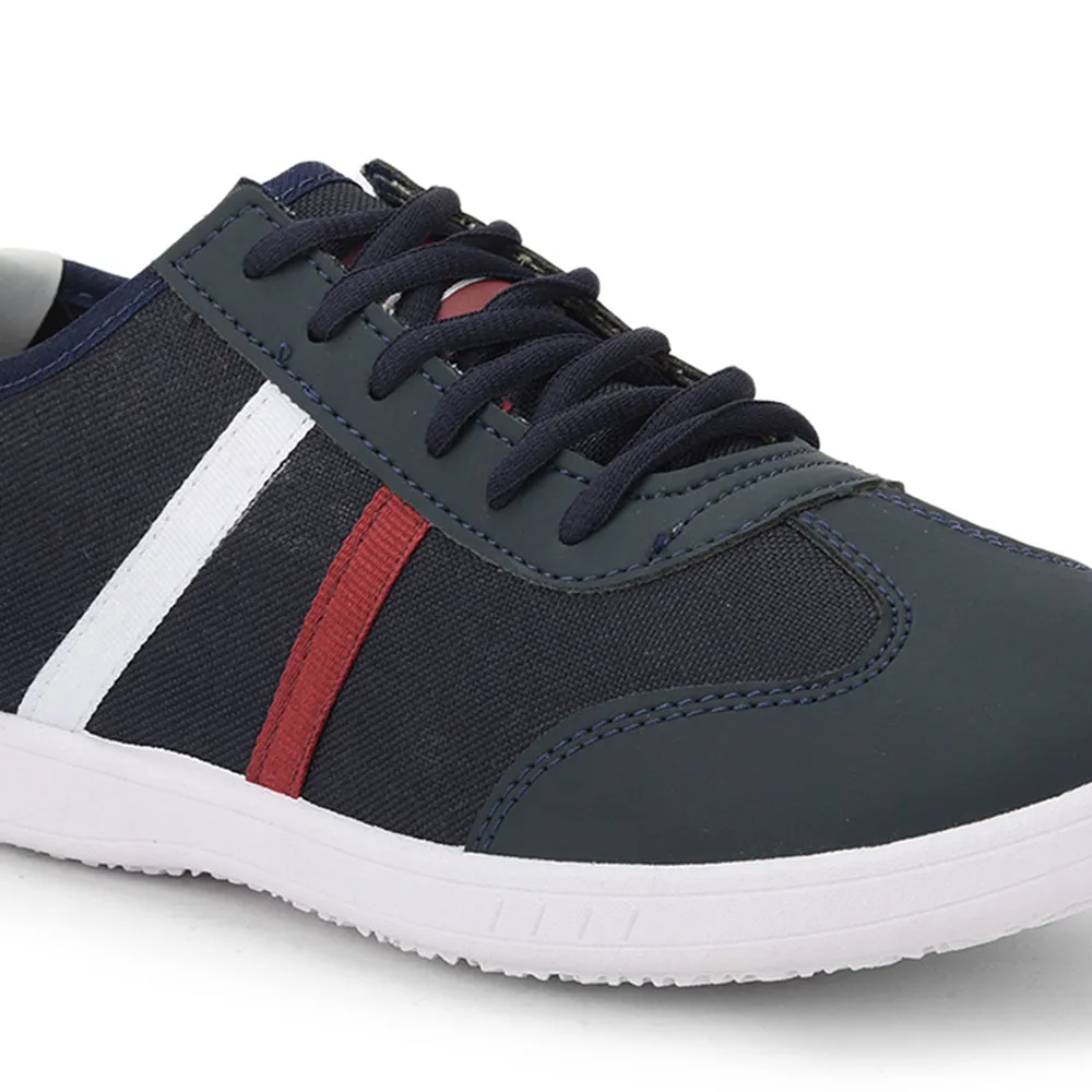 Chaussures décontractées à laçage Force 10 bleu marine pour hommes DYLAN-1E par Liberty