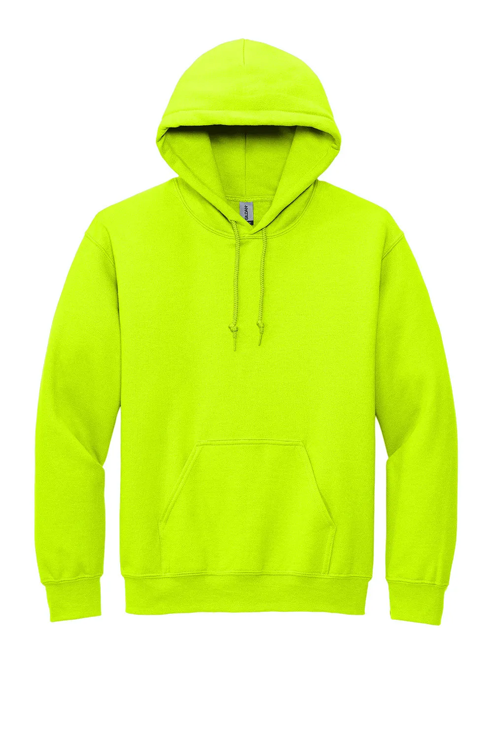 Gildan Sweat à capuche pour hommes en DryBlend avec poche kangourou - Vert sécurité