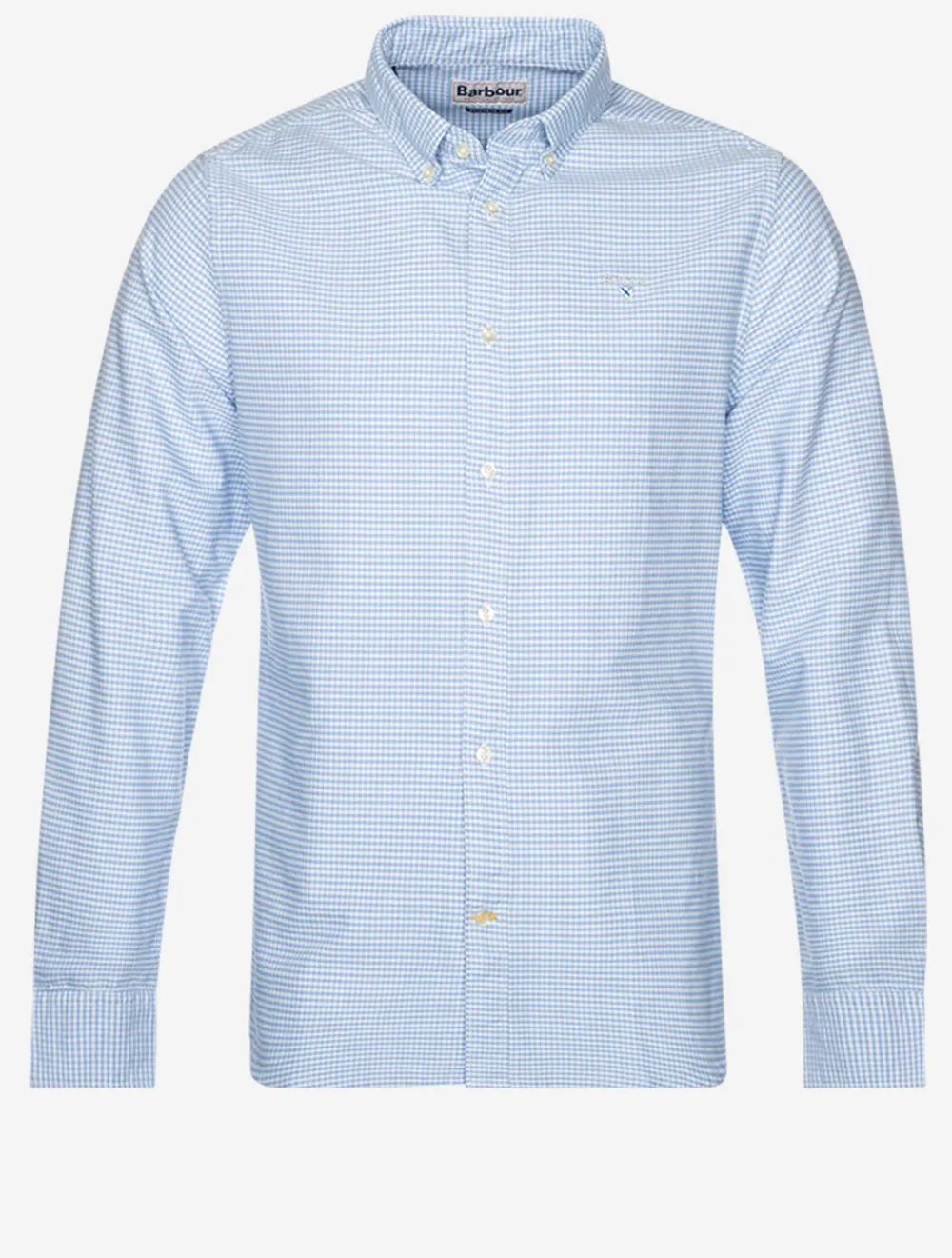 Chemise sur mesure Gingham Oxtown Bleue