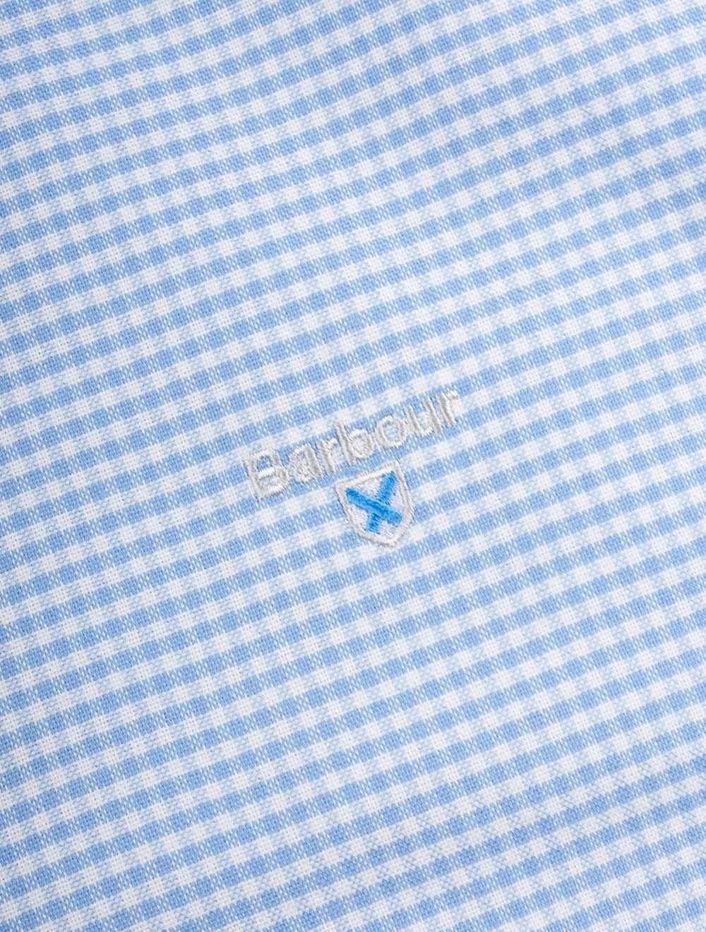 Chemise sur mesure Gingham Oxtown Bleue