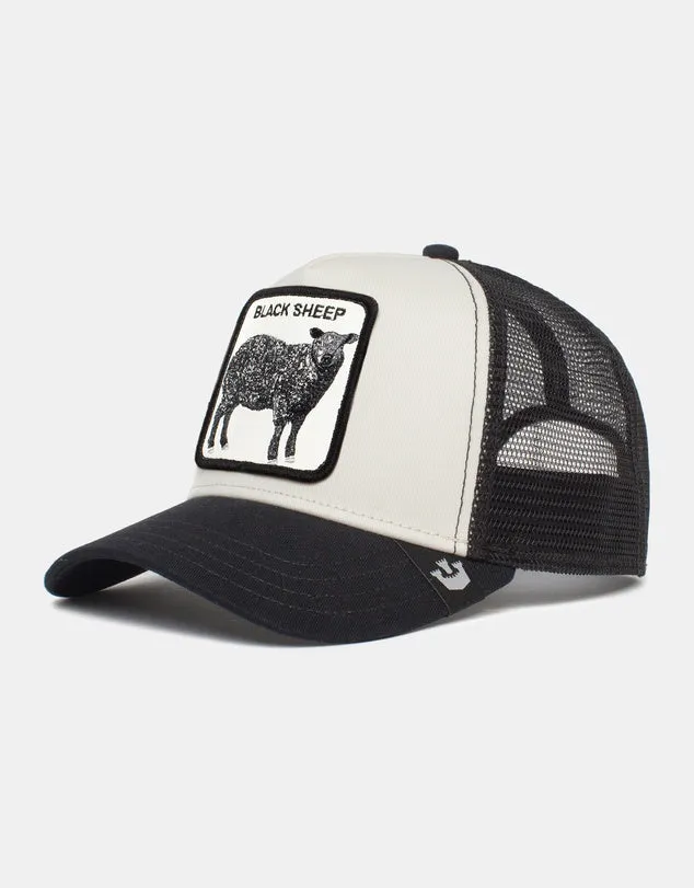 Goorin Bros - Casquette de camionneur Animal - Mouton noir - Accessoires Goorin Bros Noir et Blanc