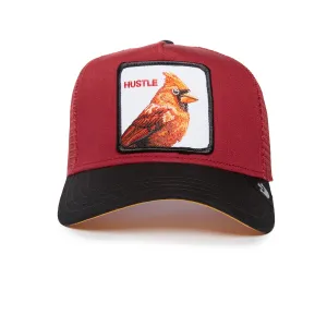 Goorin Bros - Animal Trucker Cap - Cardinal Hustle Bird - Burgundy Goorin Bros Accessories
