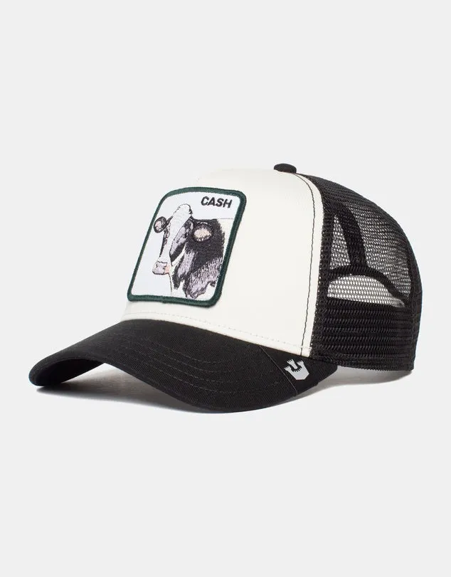 Goorin Bros - Casquette de camionneur Animal - Vache à lait - Noir et Blanc Accessoires Goorin Bros