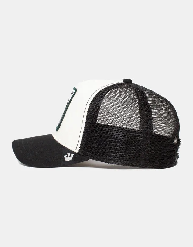 Goorin Bros - Casquette de camionneur Animal - Vache à lait - Noir et Blanc Accessoires Goorin Bros