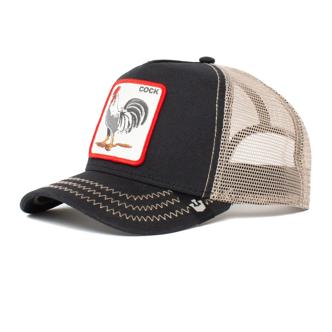 Goorin Bros - Casquette Trucker Animal - Coq - Noir Accessoires Goorin Bros