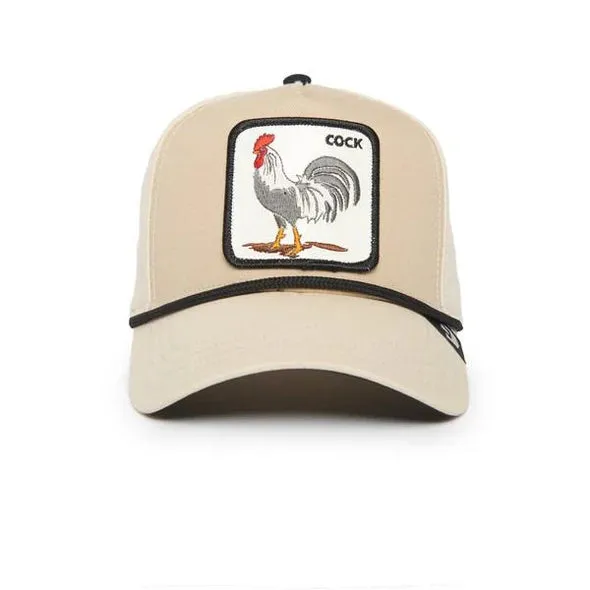 Goorin Bros - Casquette de camionneur Animal - Coq - Crème Accessoires Goorin Bros