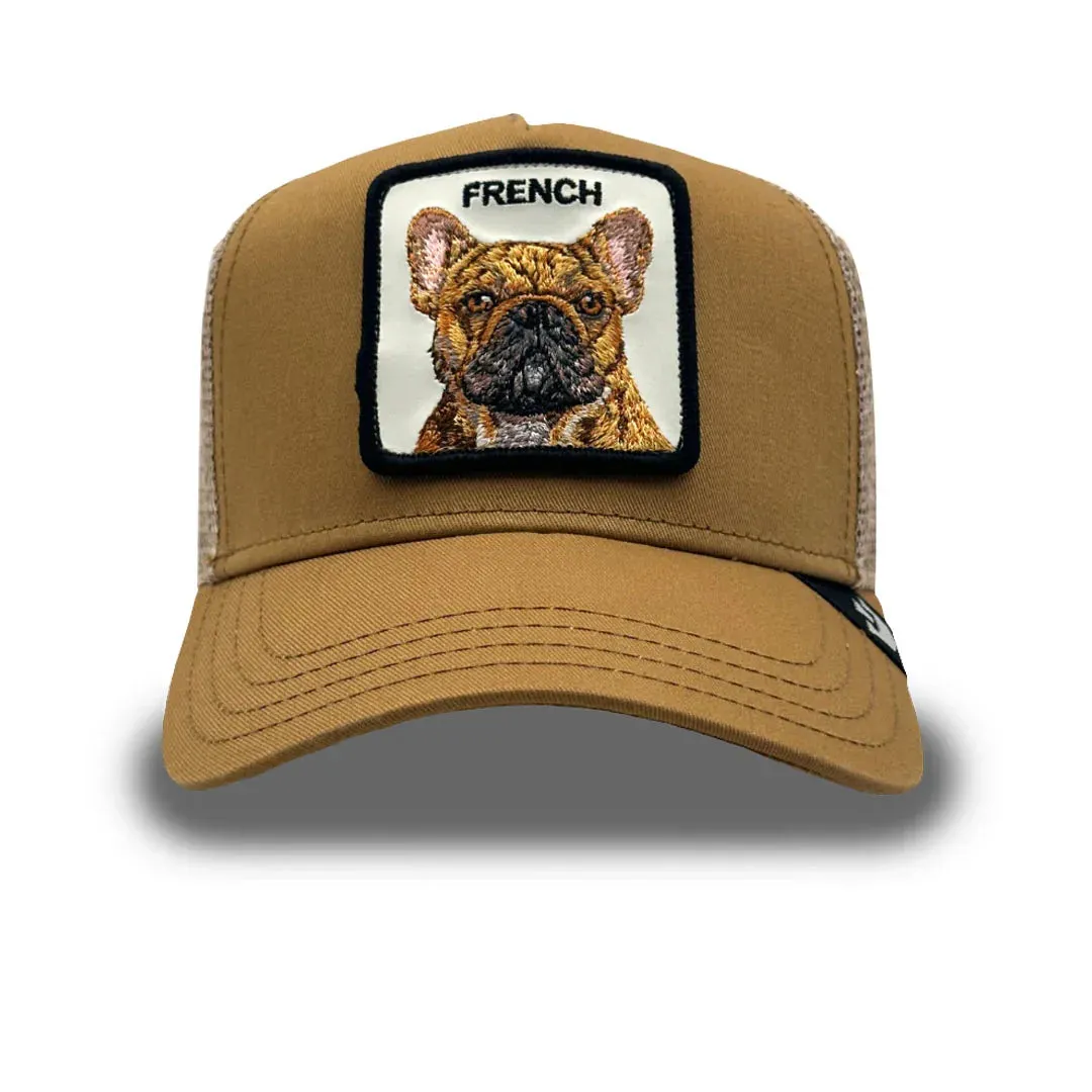 Goorin Bros - Casquette de camionneur animalière - Bouledogue Français - Accessoires Goorin Bros Kaki