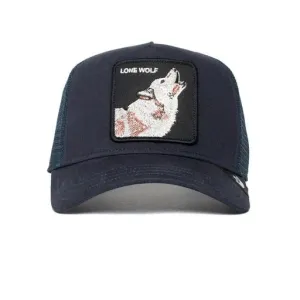 Goorin Bros - Animal Trucker Cap - Lone Wolf - Navy Goorin Bros Accessories