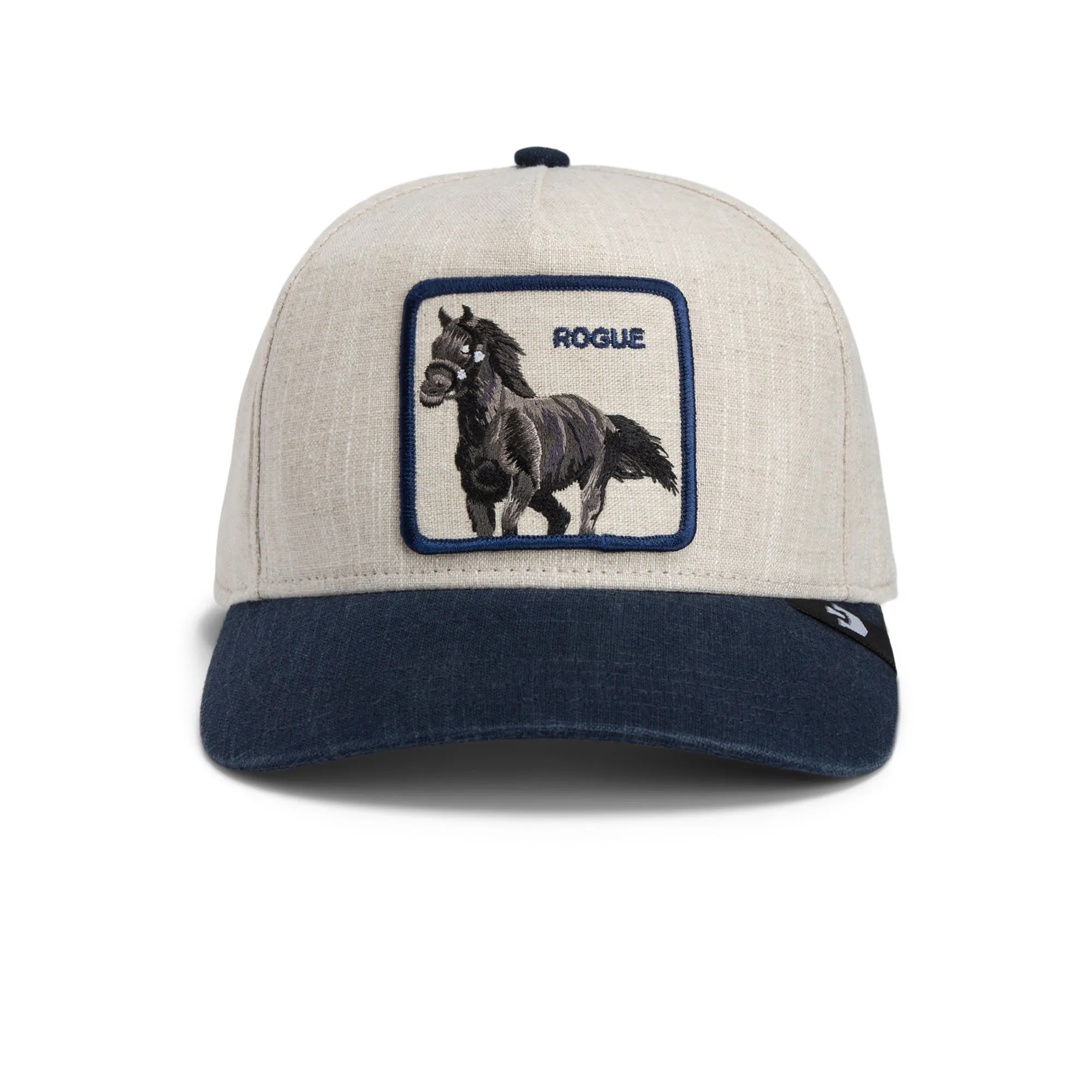 Goorin Bros - Casquette de camionneur Animal - Thread Rebel - Rogue - Tissu - Marine/Naturel Accessoires Goorin Bros