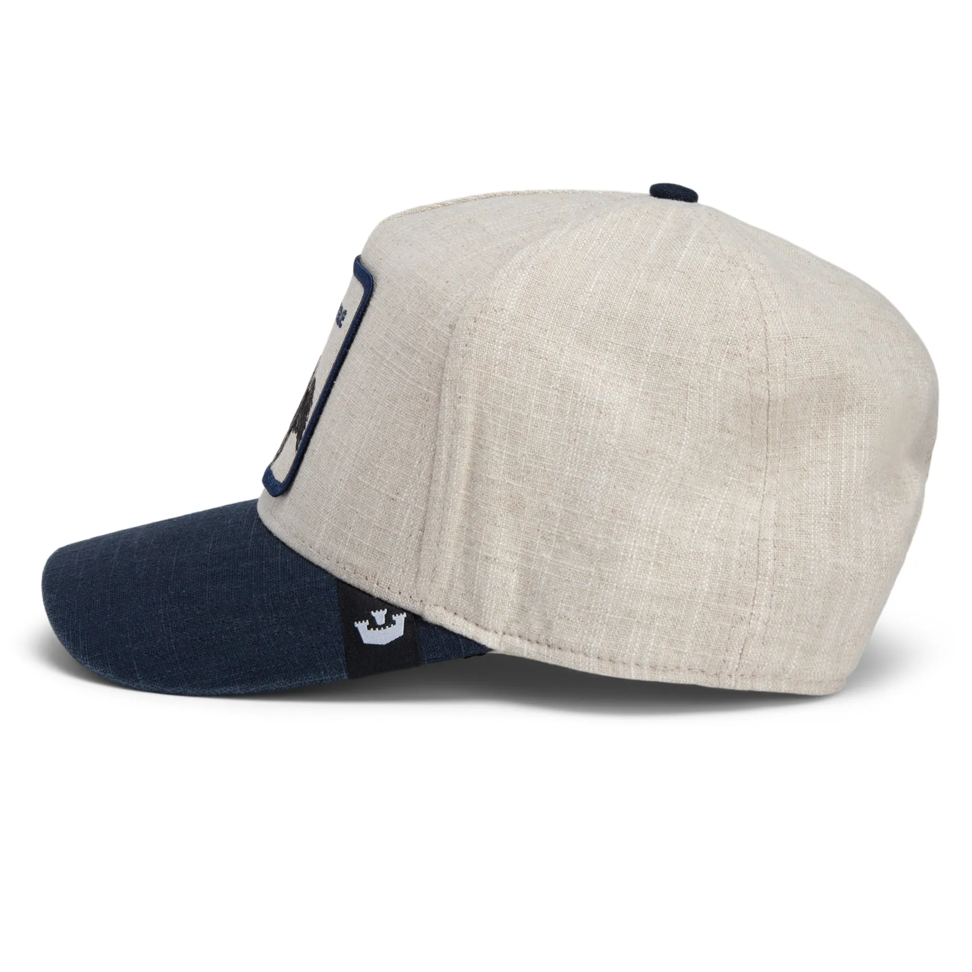 Goorin Bros - Casquette de camionneur Animal - Thread Rebel - Rogue - Tissu - Marine/Naturel Accessoires Goorin Bros