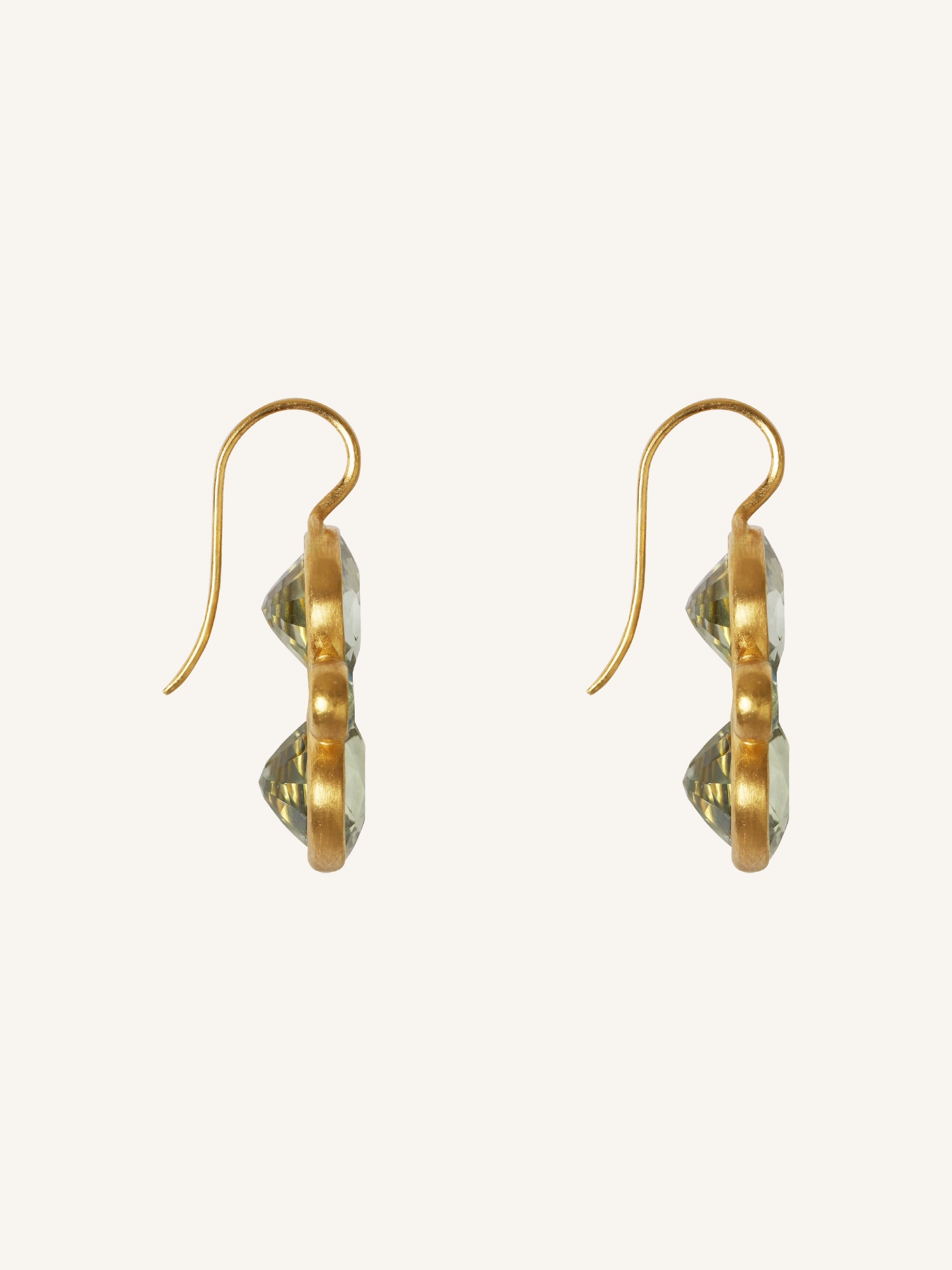 GREEN QUARTZ & APATITE SOPHIA EARRINGS
