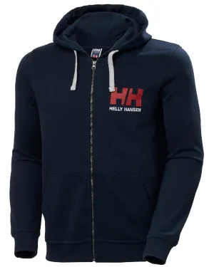 Helly Hansen Mens Full Zip Logo Hoodie Helly Hansen