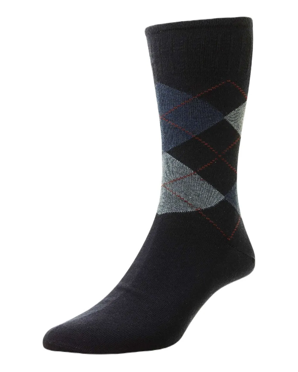 Chaussettes HJ Hall Argyle en Coton Doux HJ Accessoires