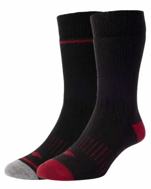 HJ Hall Brushed Thermal Workwear Sock Twin Pack HJ Accessories