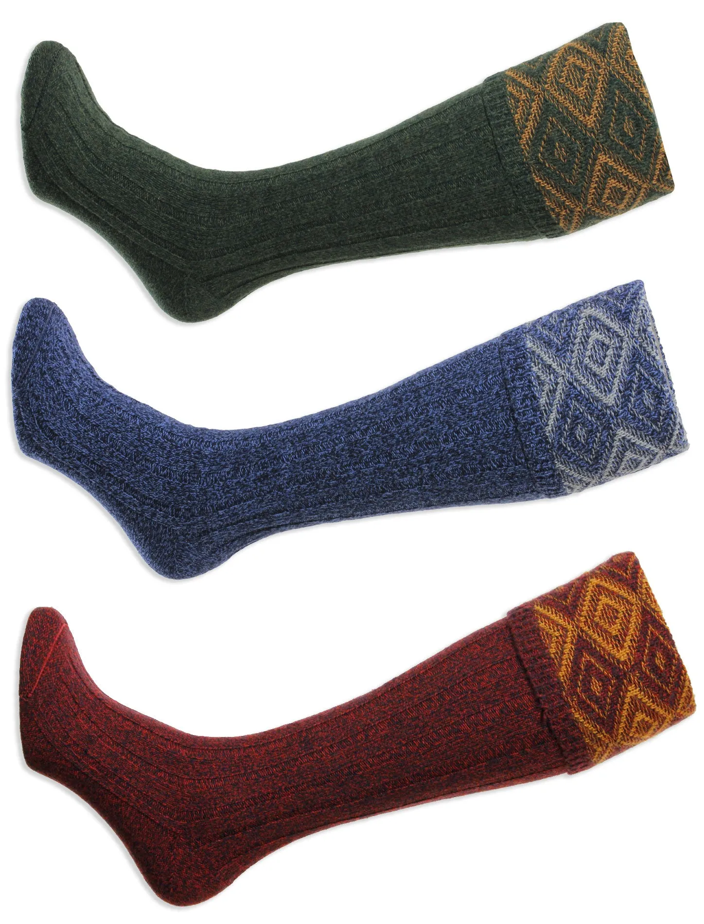 Chaussette de tir HJ Hall Duncliffe | Dessus en diamant texturé Accessoires HJ